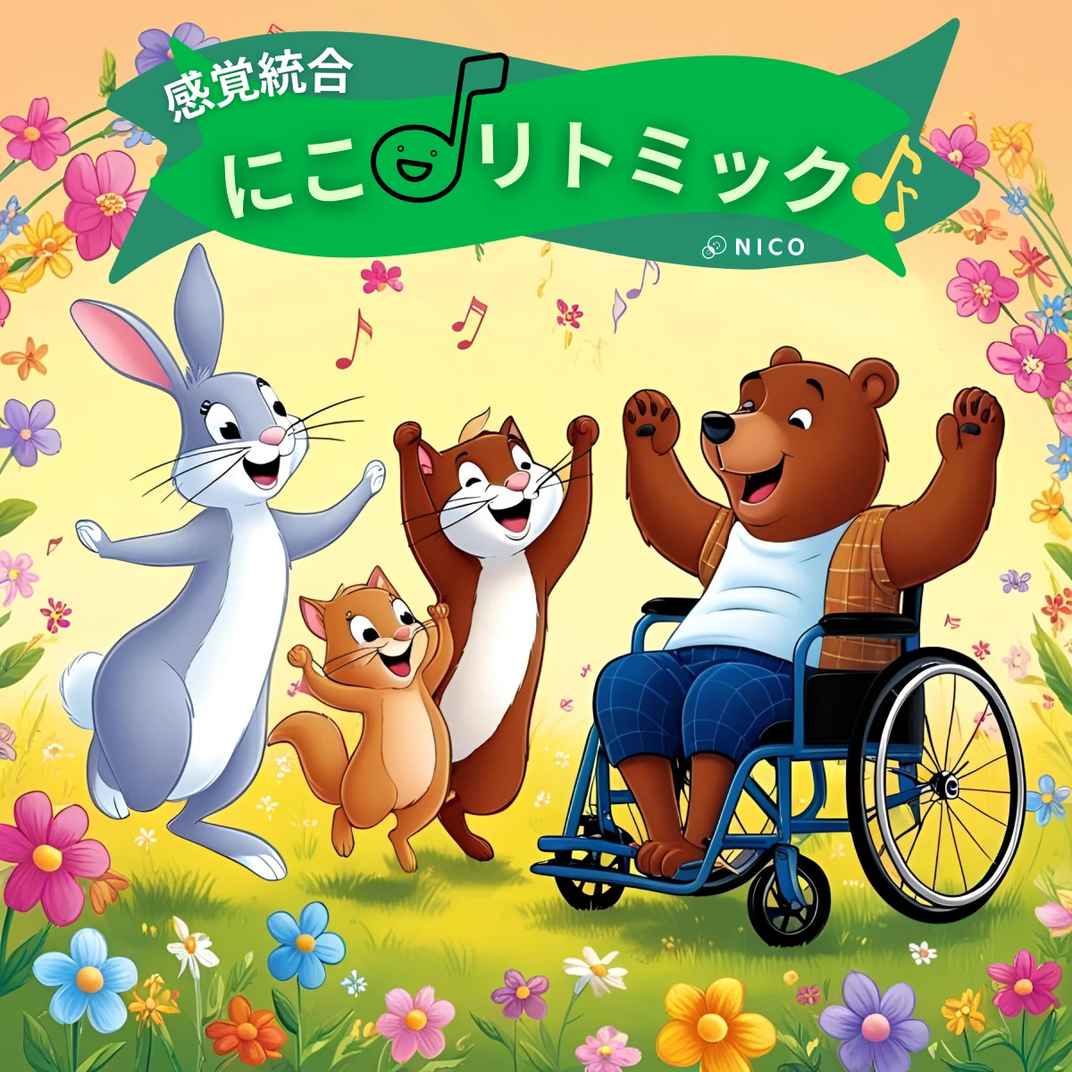 感覚統合 にこ♪リトミック ジャケット画像